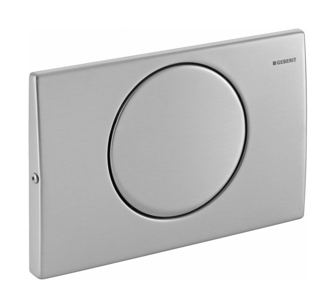 Geberit Mambo spoelknop voor het toilet staal 115.751.00.1