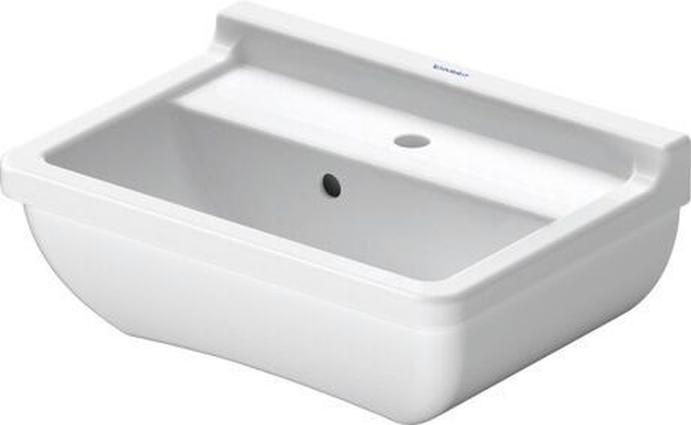Duravit Starck 3 wastafel 45x32 cm rechthoekig klassiek wit glans 0750450000