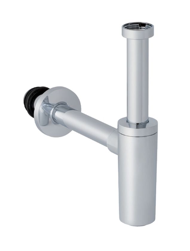 Geberit wastafelsifon flessengroen chroom 151.035.21.1