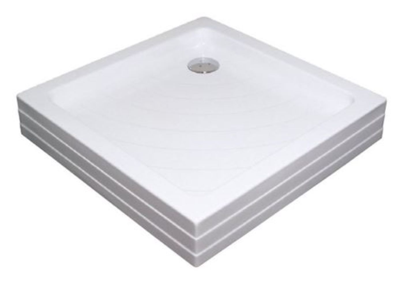 Ravak Angela vierkante douchebak 90.5x90.5 cm wit A007701120