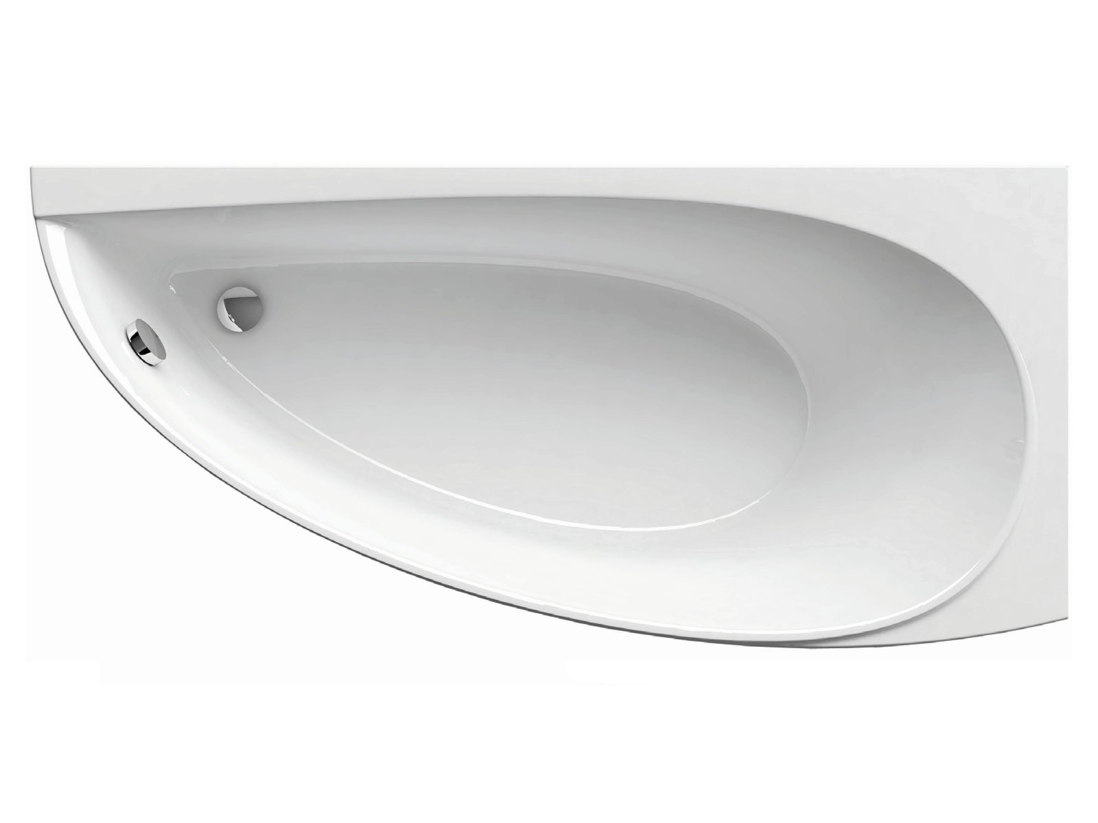 Ravak Avocado hoekbad 150x75 cm rechtszijdig wit CS01000000