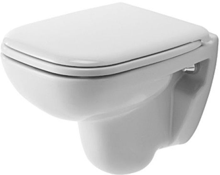 Duravit D-Code toiletpot hangend wit 22110900002