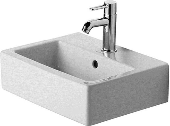 Duravit Vero wastafel 45x35 cm rechthoekig klassiek wit glans 0704450027