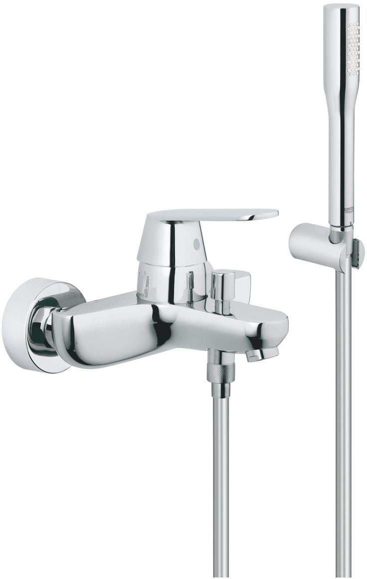 Grohe Eurosmart Cosmopolitan bad- en douchekraan wand StarLight Chrome 32832000