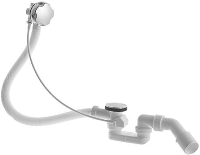 Duravit D-Code badkuipsifon chroom 790225000001000