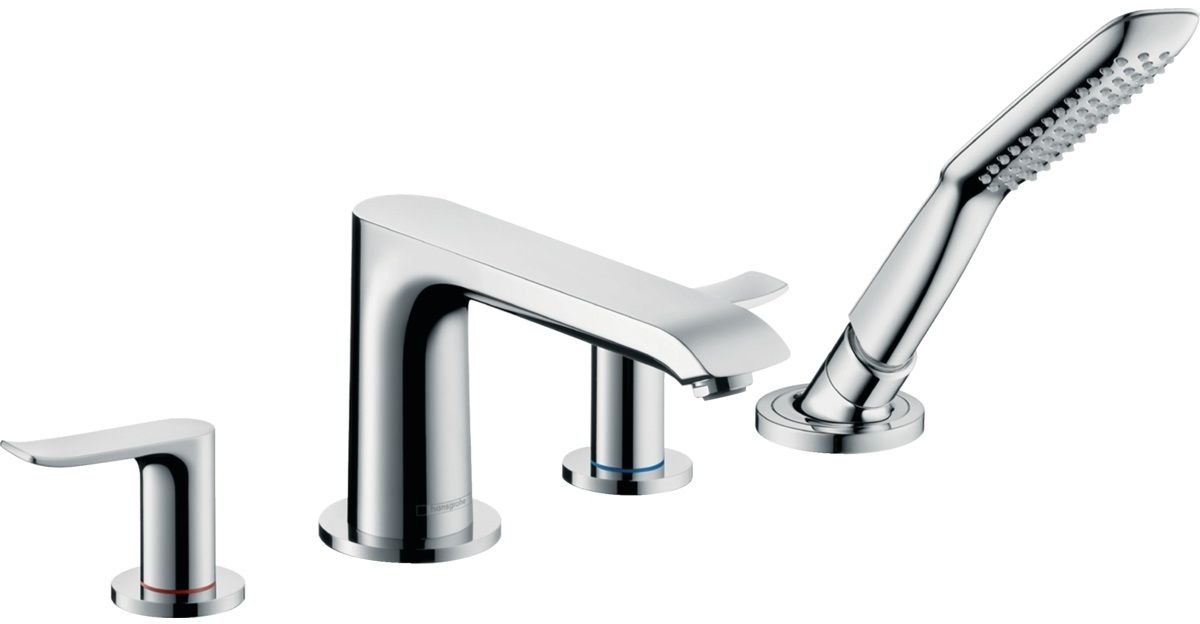 Hansgrohe Metris bad- en douchekraan boven de badkuip chroom 31442000