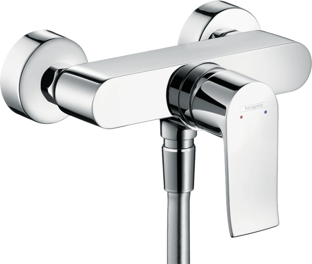 Hansgrohe Metris douchekraan wand chroom 31680000