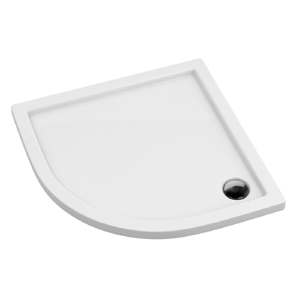 Schedpol Corrina halfronde douchebak 90x90 cm wit 3.064