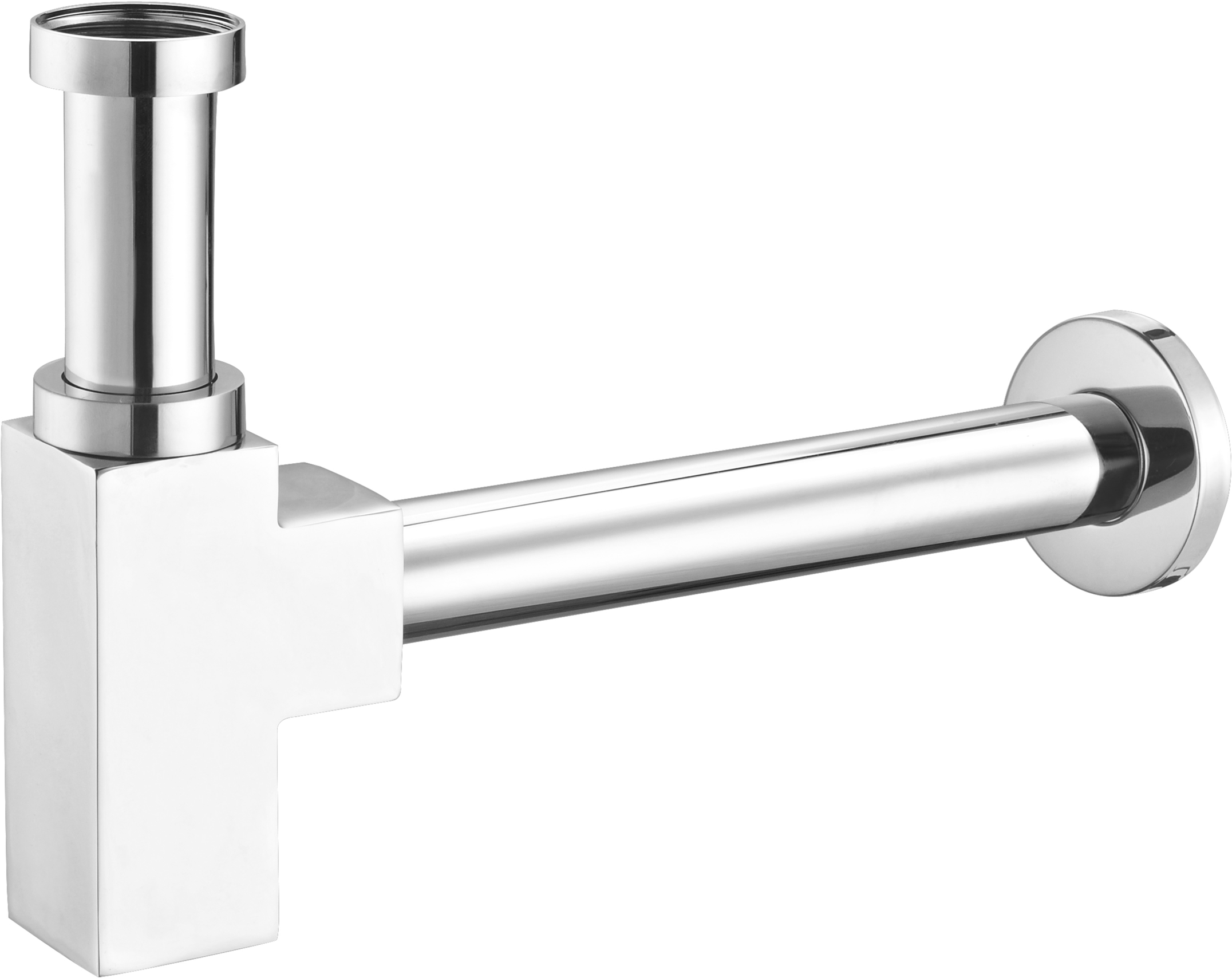 Omnires wastafelsifon flessengroen chroom A5555CR