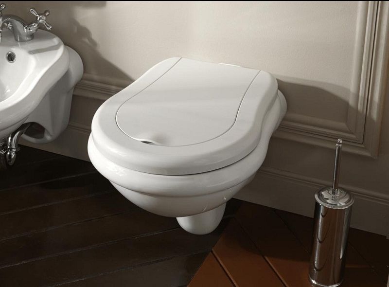 Kerasan Retro toiletpot hangend wit 101501