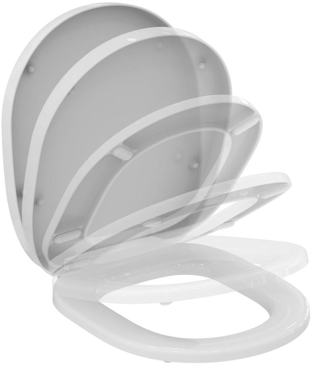 Ideal Standard Connect toiletbril langzaam vallend wit E712701