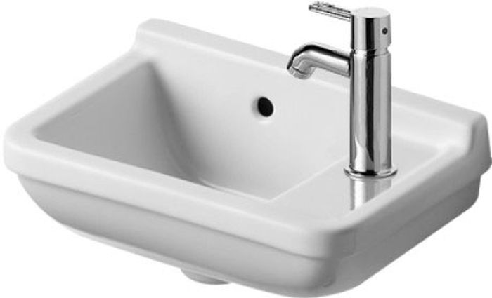 Duravit Starck 3 wastafel 40x26 cm rechthoekig klassiek wit glans 0751400000