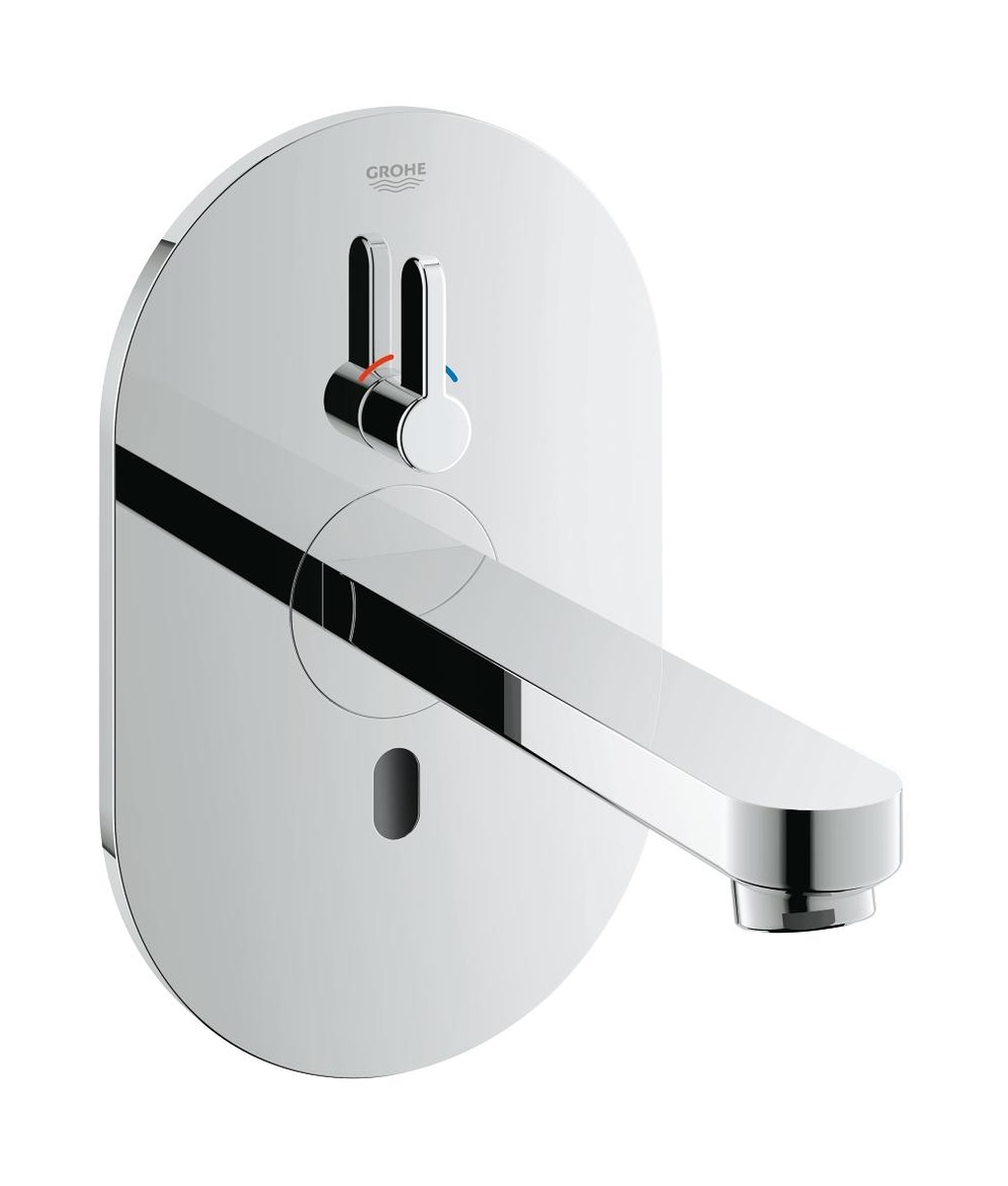 Grohe Eurosmart Cosmopolitan wastafelkraan inbouw elektronisch StarLight Chrome 36315000