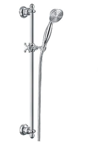 Omnires Art Deco doucheset wand chroom ARTDECOSCR