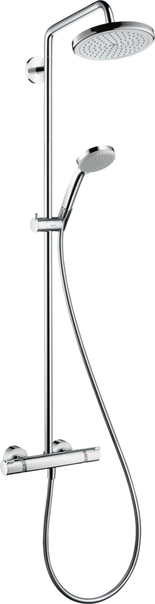 Hansgrohe Croma doucheset wand met thermostaat chroom 27188000