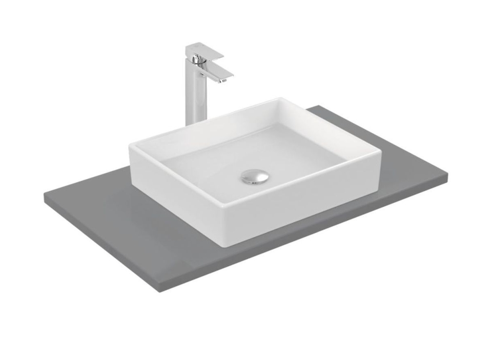 Ideal Standard Strada wastafel 50x42 cm rechthoekig opbouw wit glans K077601