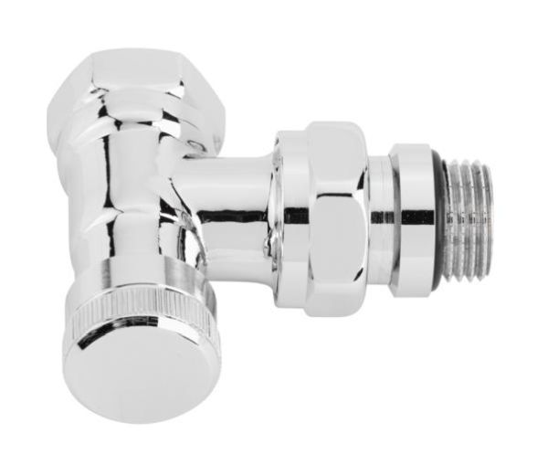 Danfoss RLV-CX hoekafsluiting chroom 003L0273