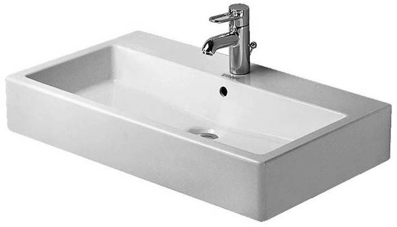 Duravit Vero wastafel 70x47 cm rechthoekig klassiek-meubel wit glans 0454700027