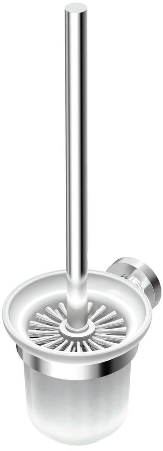 Ideal Standard IOM toiletborstel ingeschroefd chroom-glas A9119AA