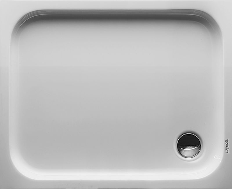 Duravit D-Code rechthoekige douchebak 100x80 cm wit 720106000000000