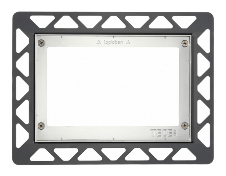 Tece montageframe voor knop voor het toilet glanzende chroom 9.240.649
