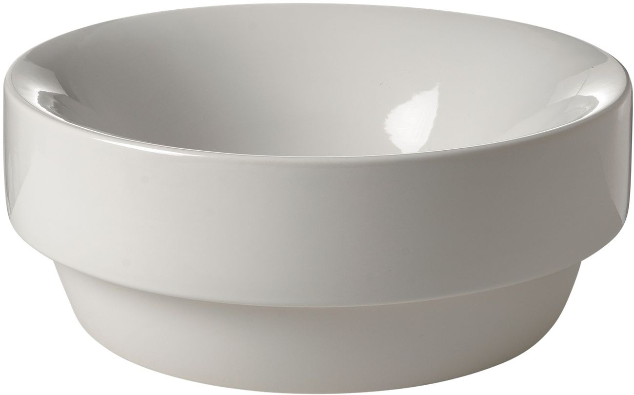 Kerasan Cento wastafel 35x35 cm rond inbouw wit glans 355801