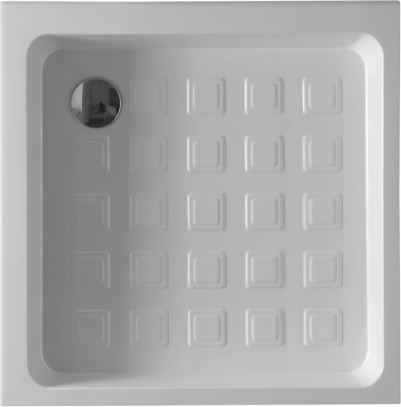 Kerasan Retro vierkante douchebak 100x100 cm wit 134001