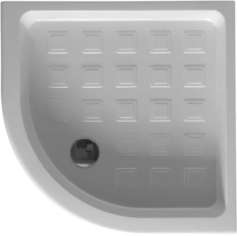 Kerasan Retro halfronde douchebak 90x90 cm wit 133901