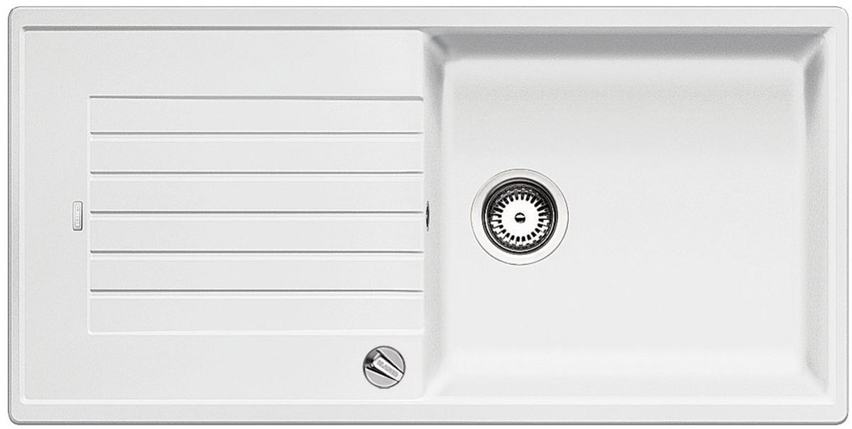 Blanco Zia XL 6 S spoelbak van graniet 100x50 cm wit 517561
