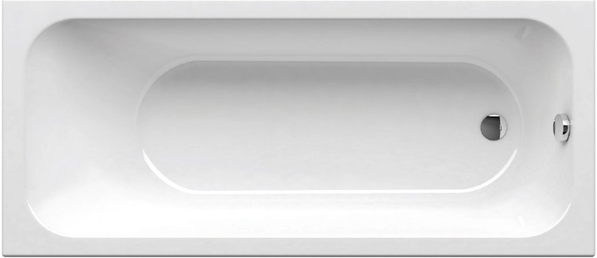 Ravak Chrome rechthoekig bad 170x75 cm wit C741000000