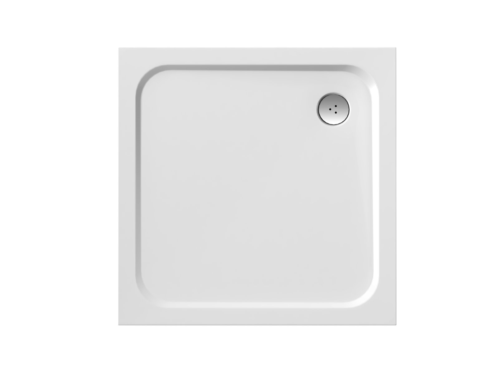 Ravak Perseus Pro vierkante douchebak 90x90 cm wit XA047701010