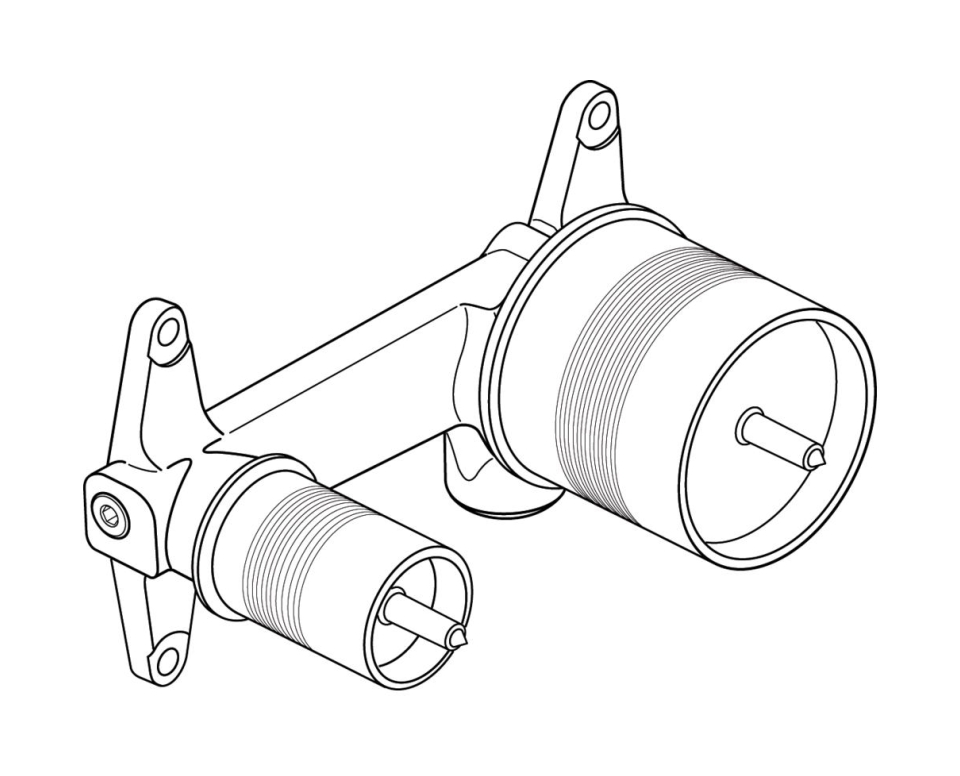 Ideal Standard inbouwelement kraan A5948NU