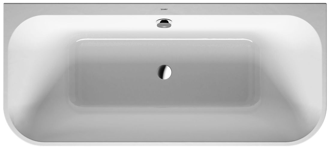 Duravit Happy D.2 aan de muur gemonteerd bad 180x80 cm rechthoekig wit 700318000000000