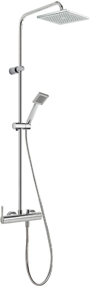 Tres Lex-Tres doucheset wand met regendouche chroom 081.193.01