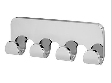 BISK Natura handdoekhanger chroom 04317