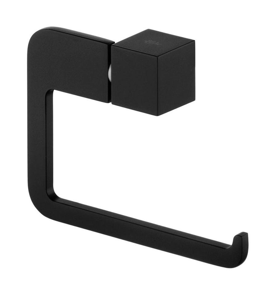 BISK Futura black toiletpapierhouder zwart 02963