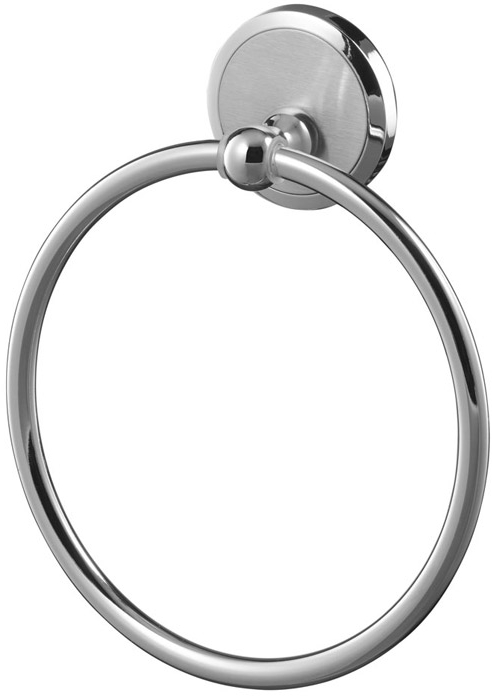 BISK Sensation handdoekhanger chroom-satijn 03092