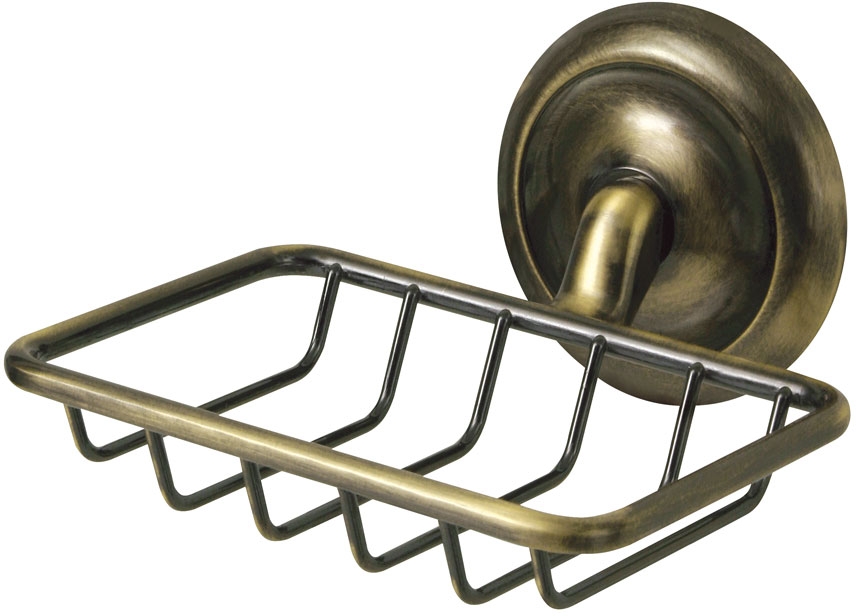 BISK Deco zeepschaaltje wand messing 00406