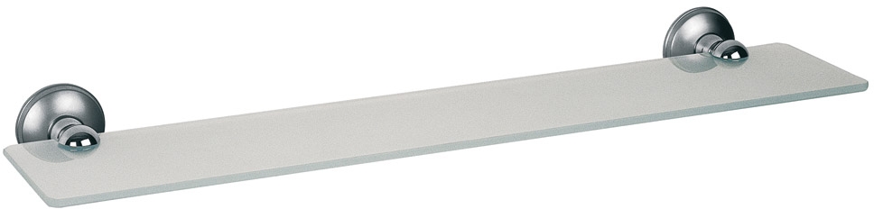 BISK Dakota plank 49.5 cm wit-chroom 71425
