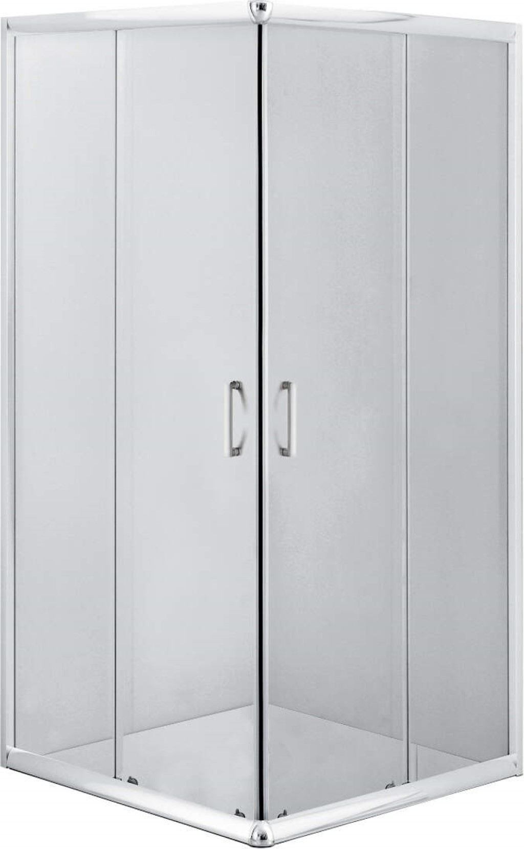Deante Funkia douchecabine 80x80 cm vierkant chroom glans/helder glas KYC_042K