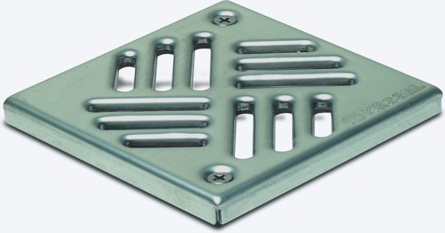 Kessel doucheafvoer 13.8 cm staal 27155