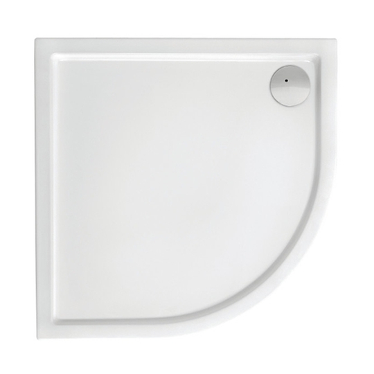 Roca Malaga halfronde douchebak 90x90 cm wit A276260000