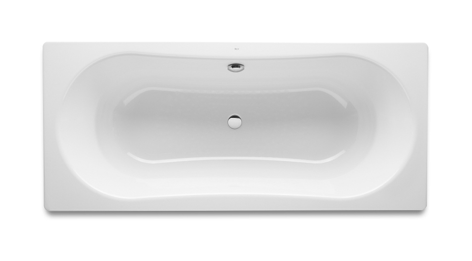 Roca Duo rechthoekig bad 180x80 cm wit A221670000