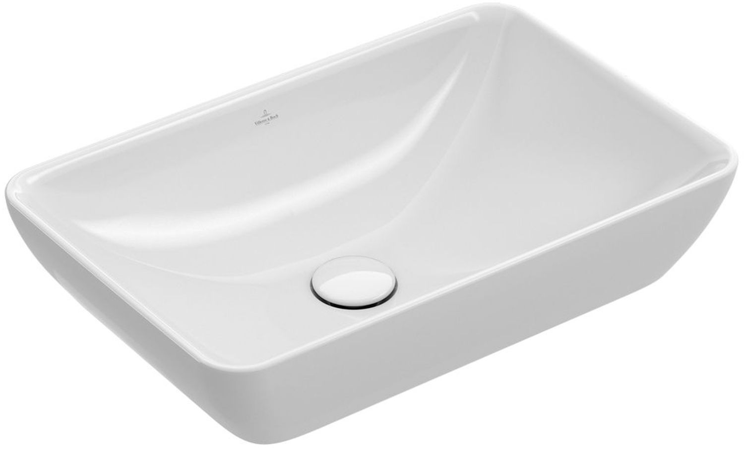 Villeroy & Boch Venticello wastafel 55x36 cm rechthoekig inbouw wit glans 411355R1
