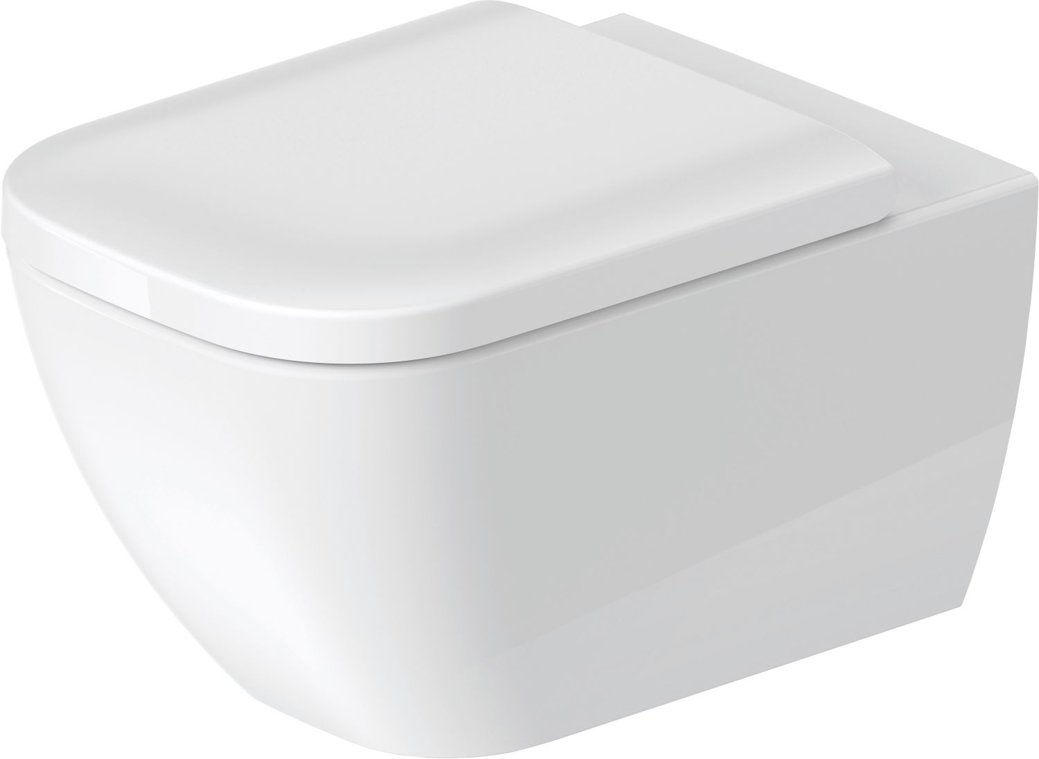 Duravit Happy D.2 toiletpot hangend zonder kraag wit 2222090000