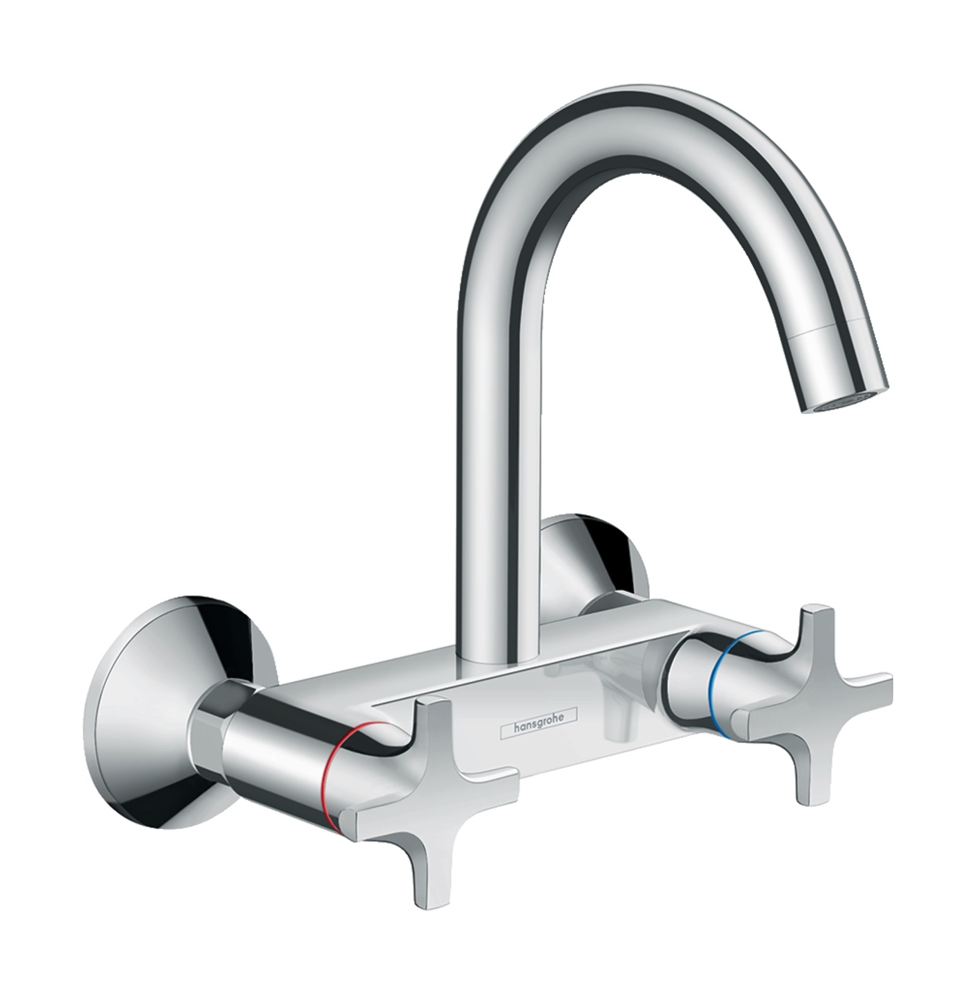 Hansgrohe Logis keukenkraan wand chroom 71286000
