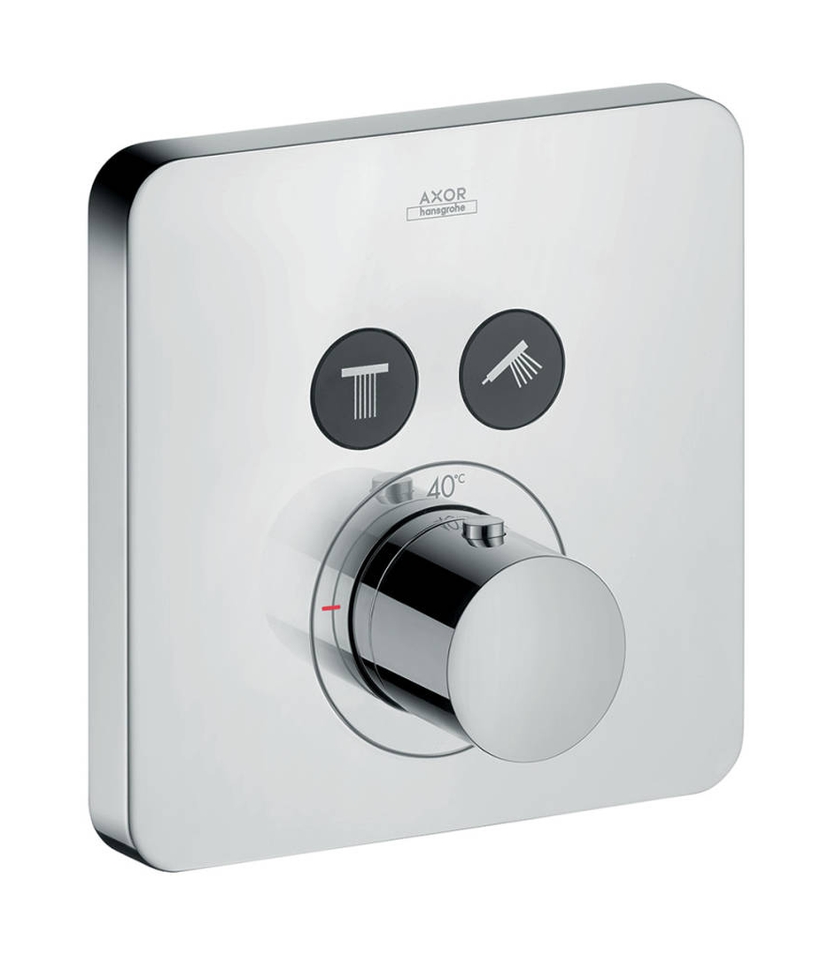 Axor ShowerSelect bad- en douchekraan inbouw met thermostaat chroom 36707000