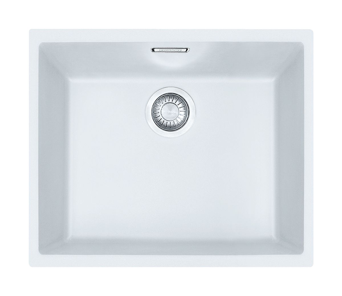 Franke Sirius tectoniet spoelbak 52.5x44 cm wit 125.0331.033