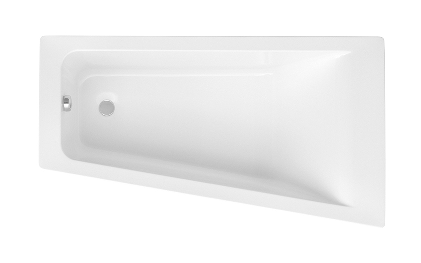 Roca Easy hoekbad 160x90 cm rechtszijdig wit A248410000