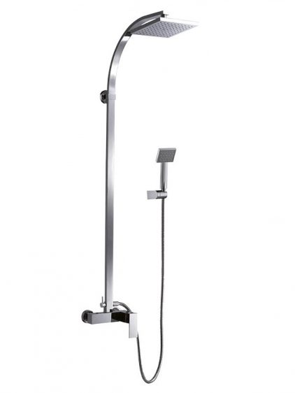 Blue Water Toronto doucheset wand met regendouche chroom TOR-ZKPN.400C